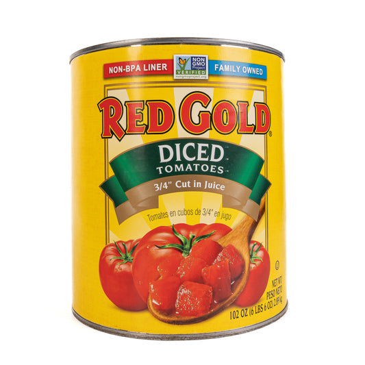 Red Gold Diced Tomatoes 3/4 Cut in Juice