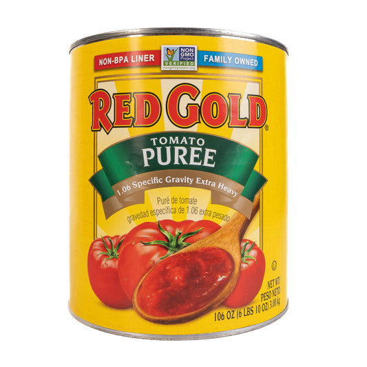 Red Gold Tomato Puree 1.06 Specific Gravity Extra Heavy