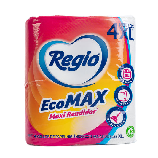 Regio EcoMax MaxRendidor 10/4 Rollos XL(Papel De Bańo)
