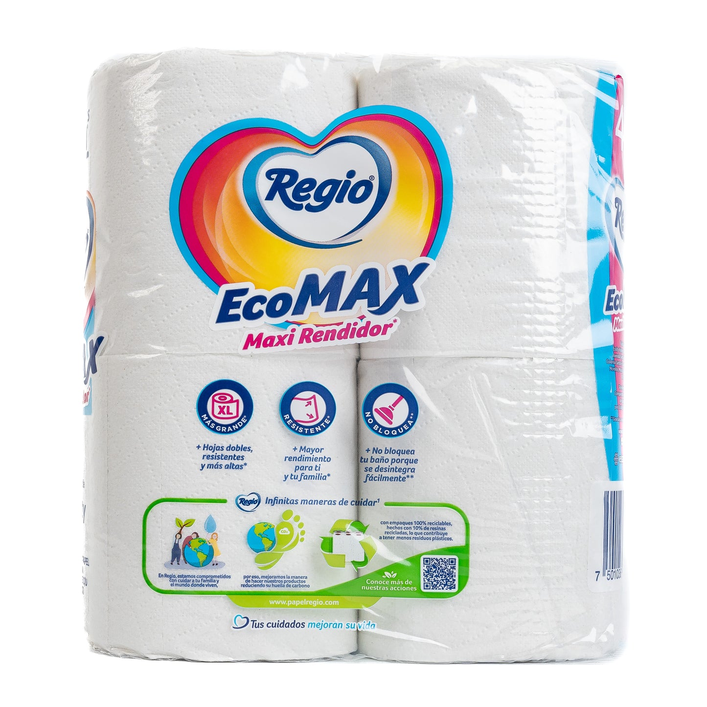 Regio EcoMax MaxRendidor 10/4 Rollos XL(Papel De Bańo)