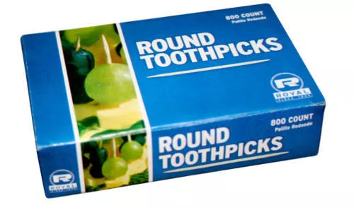 Royal Round Toothpicks Palillos Para Dientes