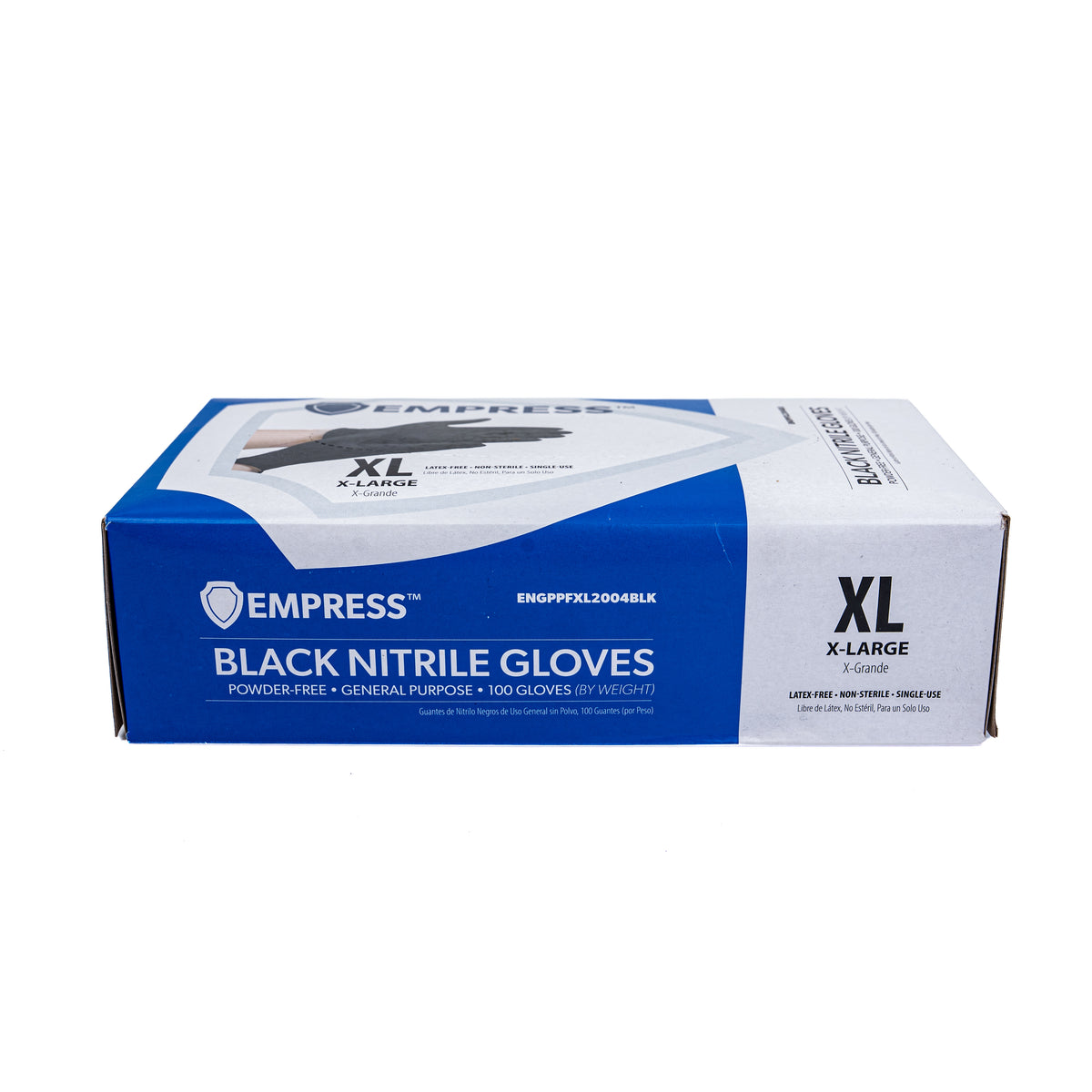Empress Black Nitrile Gloves Xtra Large 10/100 CT