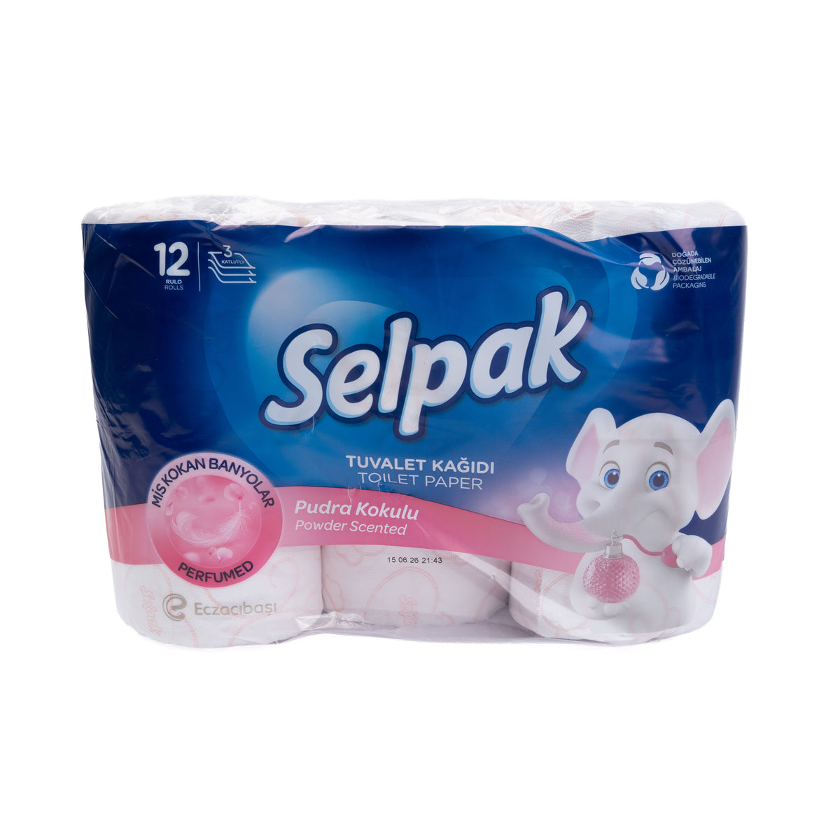 Selpak Toilet Paper Powder Scented 6/8rls
