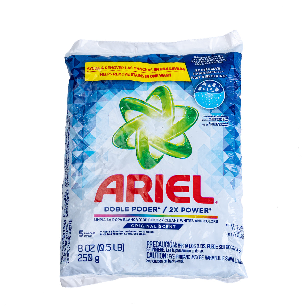 Ariel 2x Power Doble poder Original Scent 48/250g