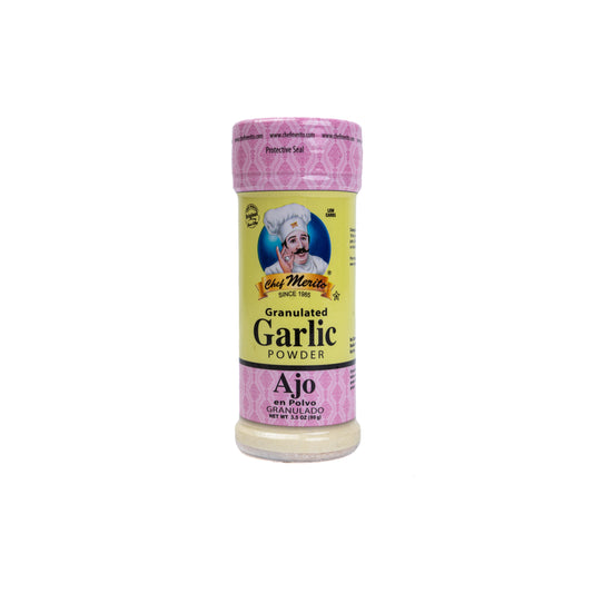 Chef Merito Granulated Garlic Powder 12/3.5oz