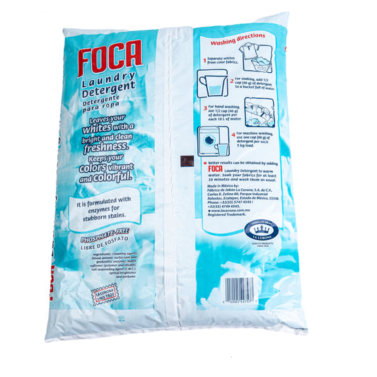 Foca Laundry Detergent / Detergente Ropa 10/2Kg