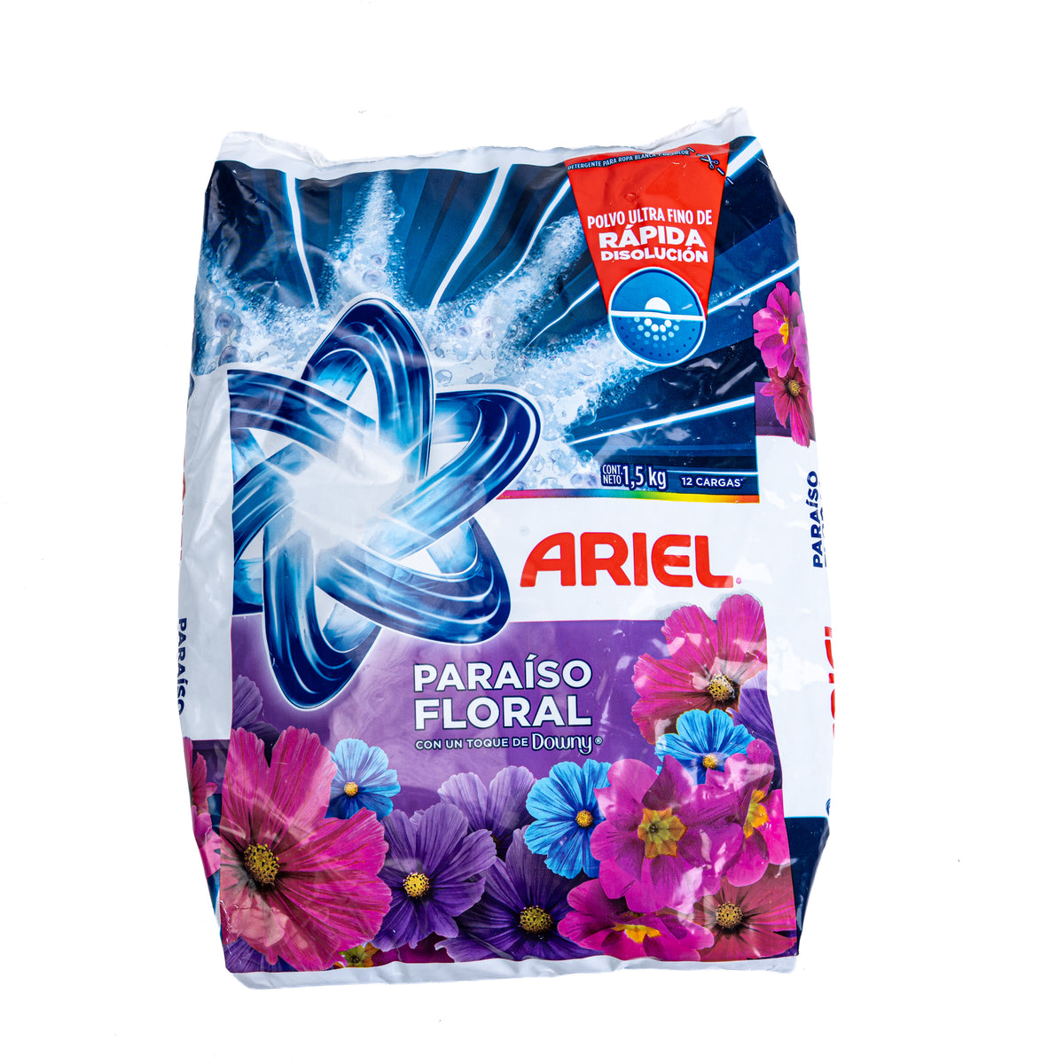 Ariel Paraiso With Downy Floral Detergente 12/1.5Kg
