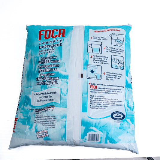 Foca Laundry Detergent / Detergente Ropa 4/5Kg