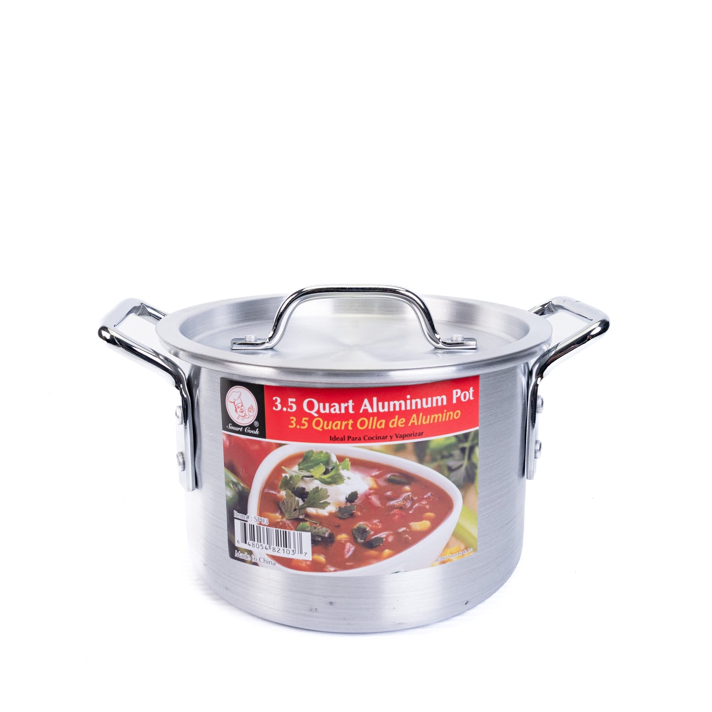 Smart Cook Stockpot Set Sizes 2 | 3.5 | 5.5 | 8 QT (Ollitas SC1-3)