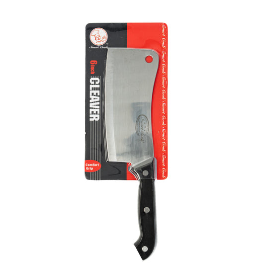 Smarty Cook 6in Cleaver Stainless Steel Blade (Hachas)
