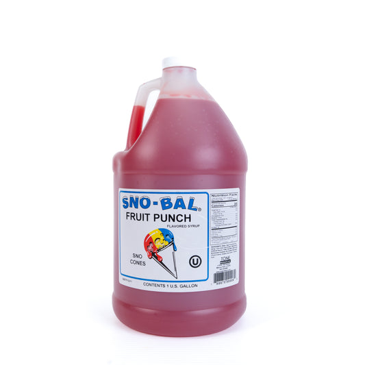 Sno - Bal Fruit Punch Flavored Syrup 1 Gal