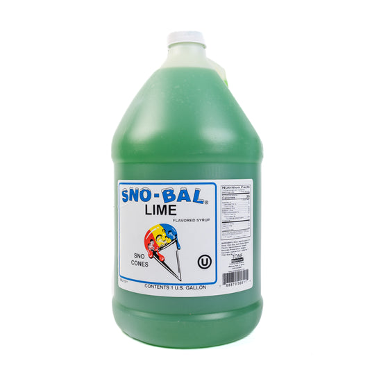 Sno - Bal Lime Flavored Syrup