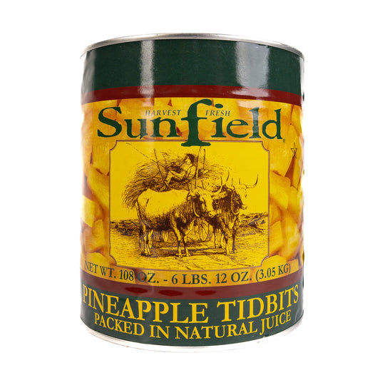Sunfield Pineapple Tidbits 6 lbs