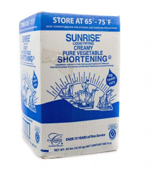 Sunrise Creamy Shortening