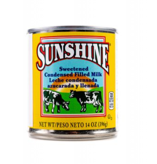 Sunshine Sweetened Condensed Milk Leche Condensada 24/14OZ