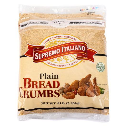 Supremo Italiano Plain Bread Crumbs 6/5LBS 3OLBS