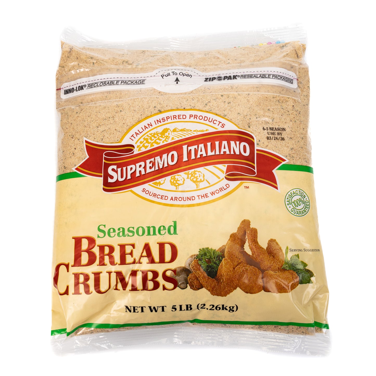 Supremo Italiano Seasoned Bread Crumbs 6/5LBS 30LBS