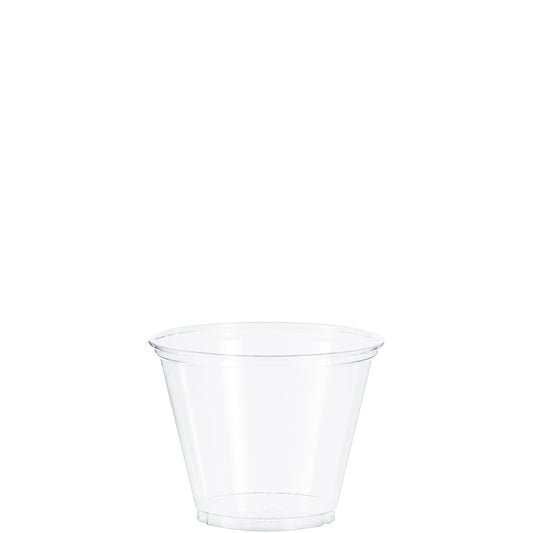 Dart 9oz Squat Plastic Cup Clear TP9R-1000