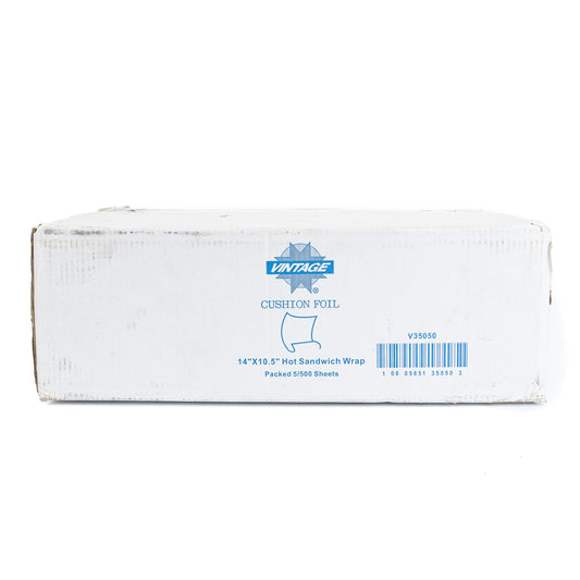 Vintage Cushion Foil Hot Sandwich Wrap 14X10 (Alum Laminado)