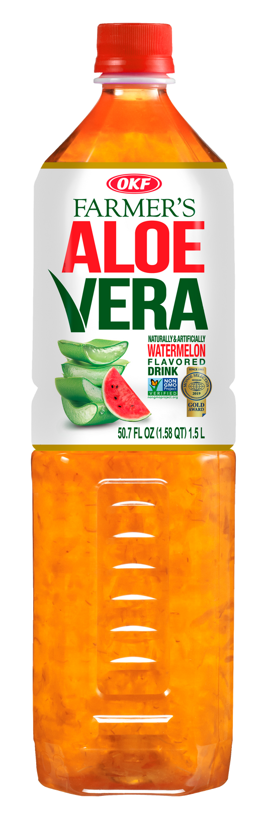 OKF Aloe Watermelon Naturally and Artificially Flavored Drinks 12/1.5L