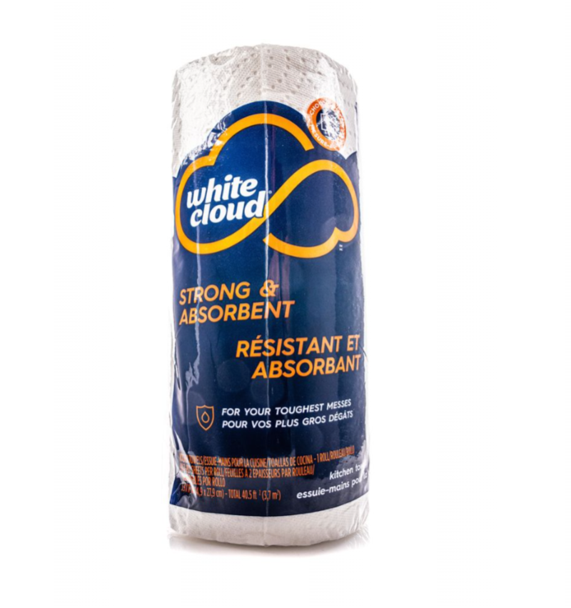 Rollo White Cloud Strong & Absorbent Paper Towel
