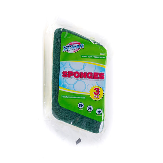 Fibra Verde/Amarillo 3pcs (Green Yellow Sponge 3pc)