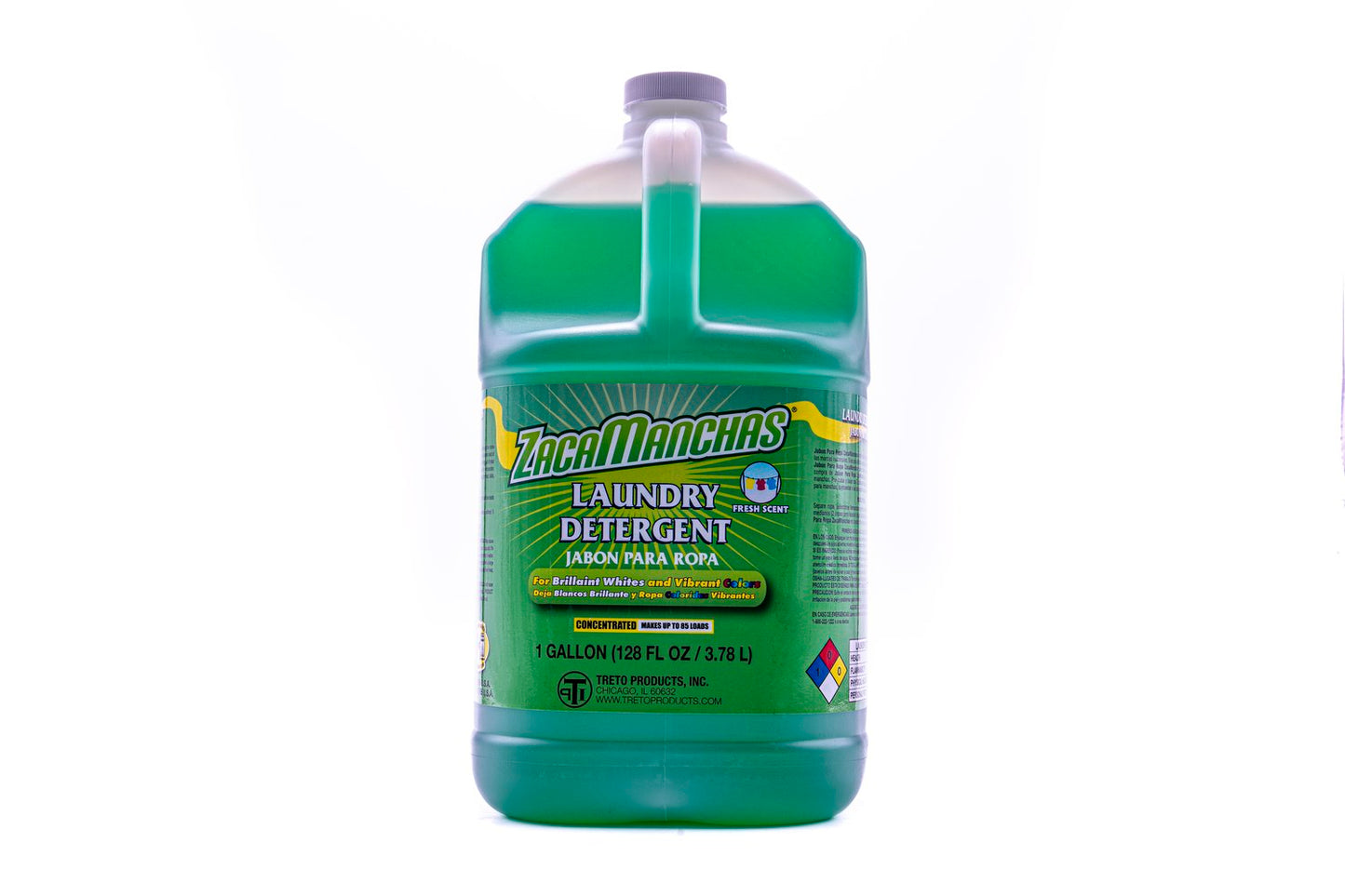 Zacamanchas Laundry Detergent (Jabon Para Ropa) (Lemon Scent) (Galon)