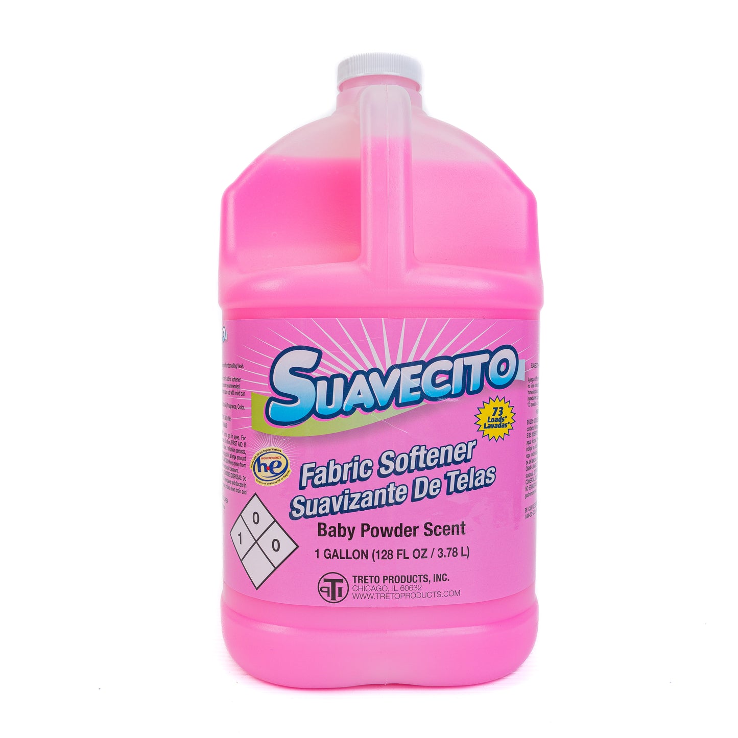 Zacagrasa Suavecito Fabric Softener Baby Powder Scent 4/1 Galon
