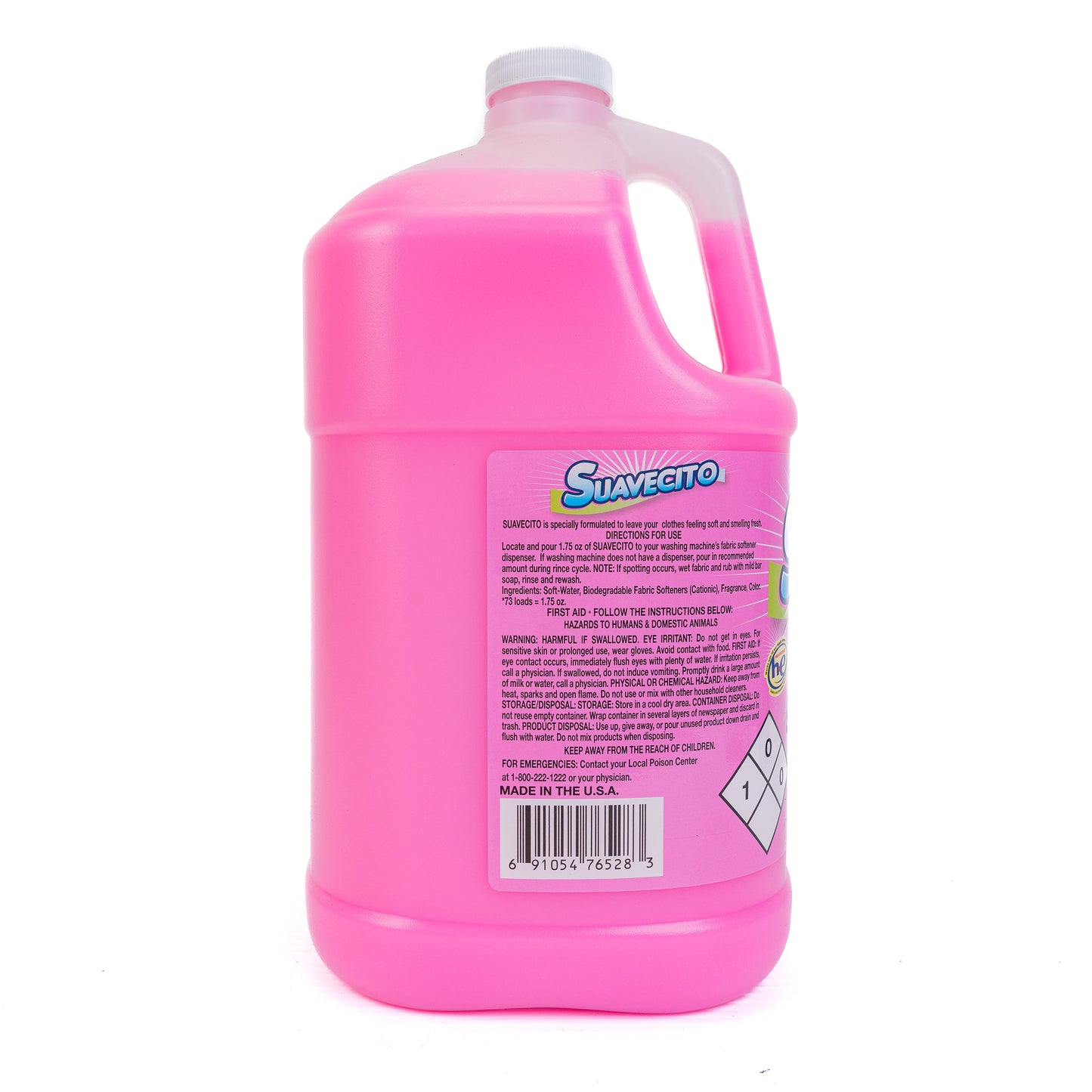 Zacagrasa Suavecito Fabric Softener Baby Powder Scent 4/1 Galon
