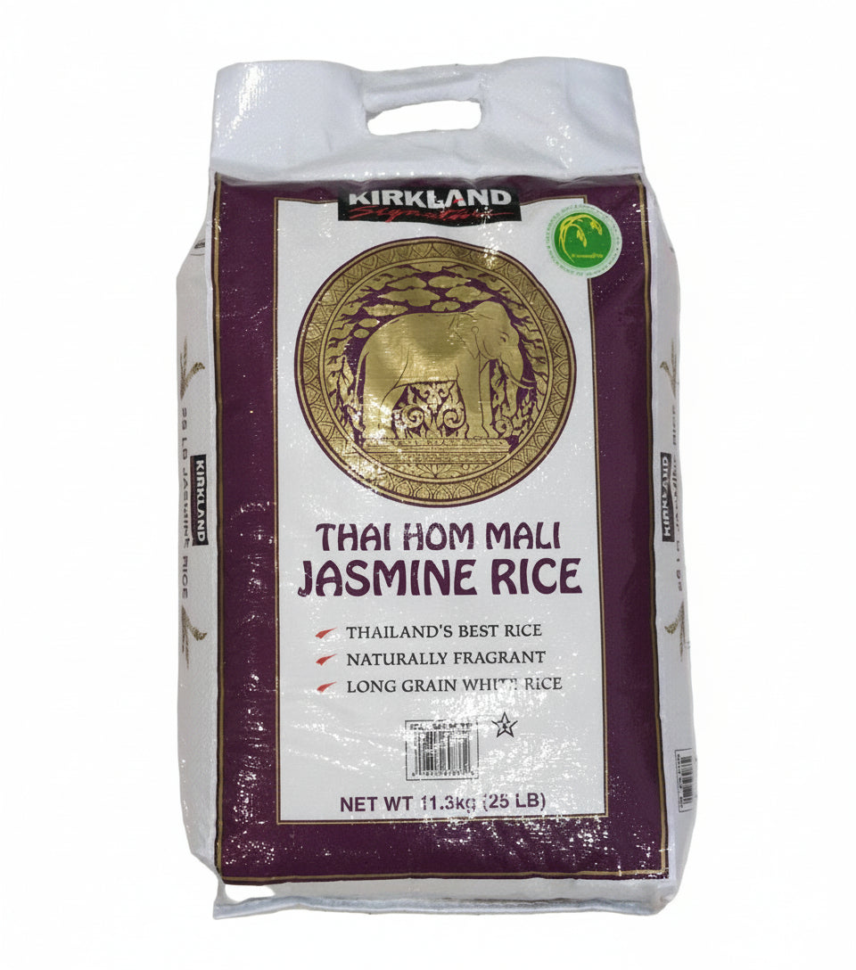 Kirkland Jasmine Rice 25LB Bag